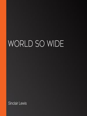 cover image of World So Wide